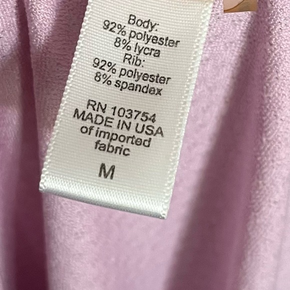 Lucy • Light Purple Zipper Front Lightweight Jacket - Picture 4 of 4